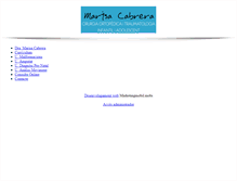 Tablet Screenshot of marisacabrera.com
